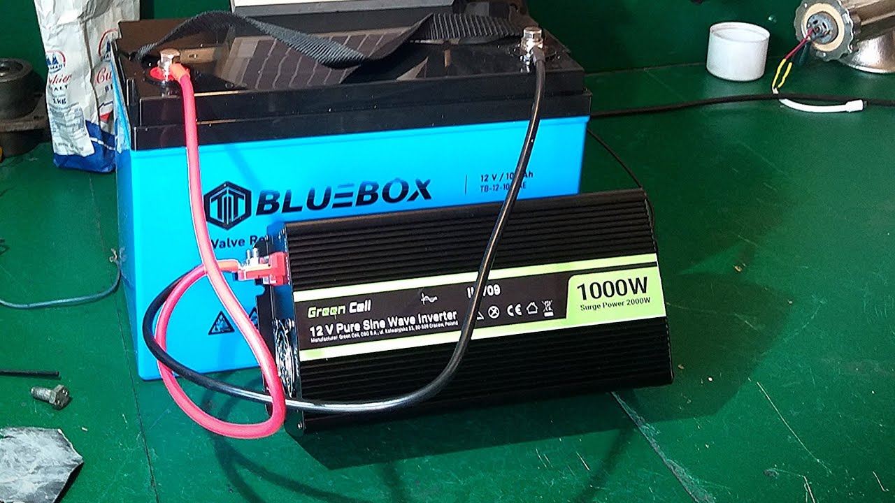 Test przetwornicy napięciowej 1000/2000W Green Cell. Jak zrobić zasilanie awaryjne.