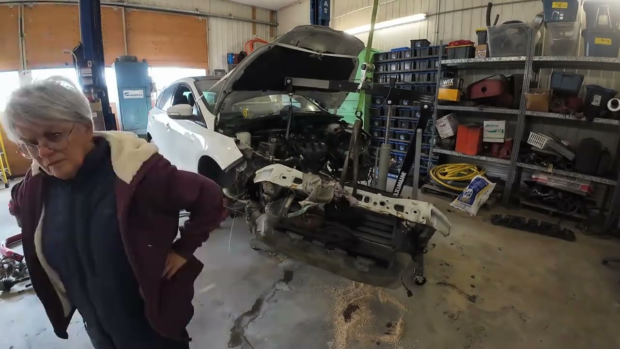 Ford focus st 2013 engine swap timelapse