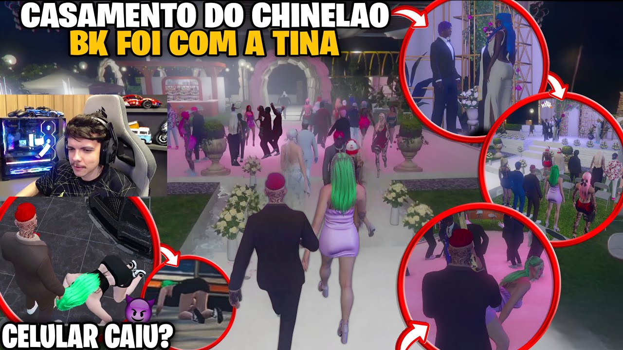 BK FOI COM A VALENTINA NO CASAMENTO DO CHINELÃO | BK E TINA ACABOU? | TINA DESCOBRIU TUDO!