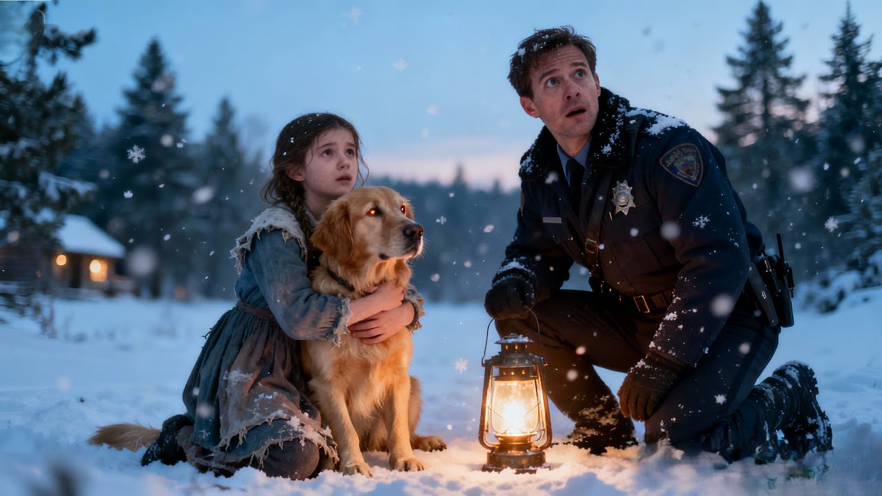 “Can I Keep That Dog, Daddy?” She Asked Softly — The Officer Looked at the Dog… and Froze.