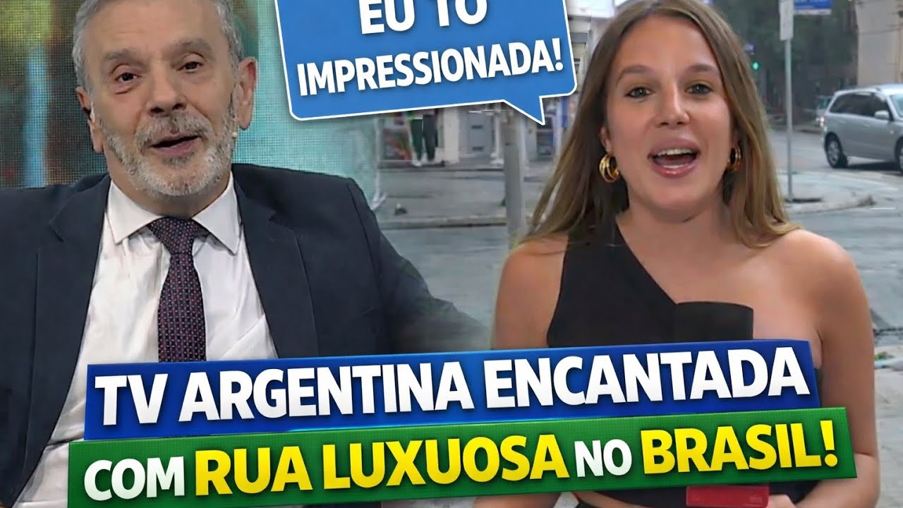 Аргентинское телевидение очаровано роскошной улицей в Бразилии! 🇦🇷🇧🇷 #fyp #viral #motivation #cur...