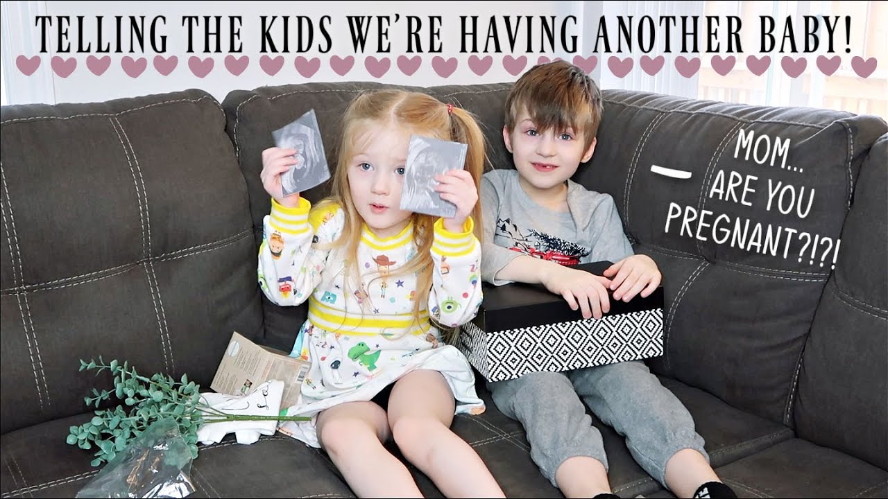 Telling The Kids We're Having ANOTHER Baby!