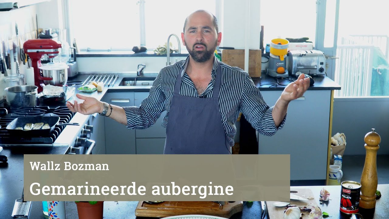 Gemarineerde aubergine