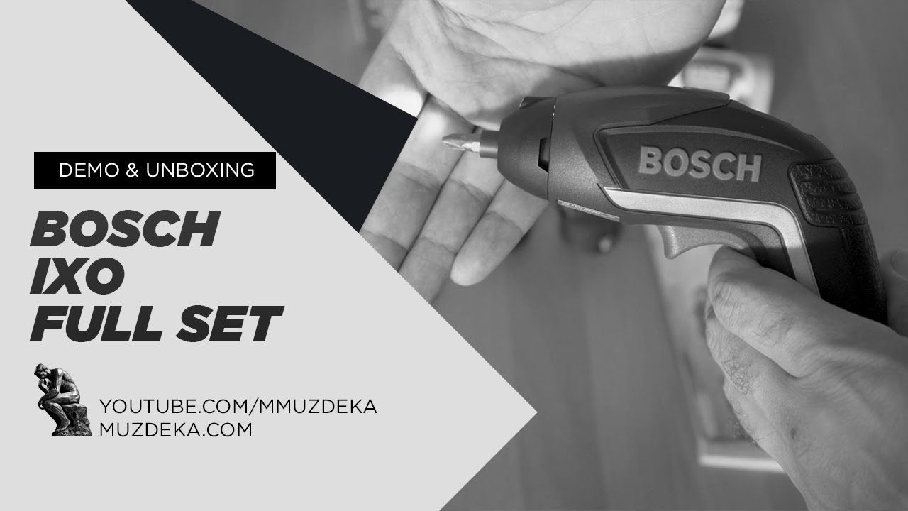 Bosch IXO Full Set - unboxing, demo and first impressions