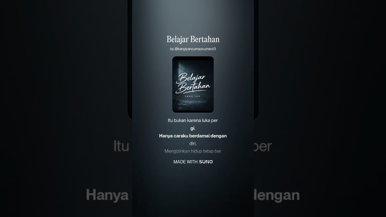 Belajar Bertahan. #Bangyan #BelajarBertahan #Lagugalau #Sowrap #Rapmelayu #fyyp