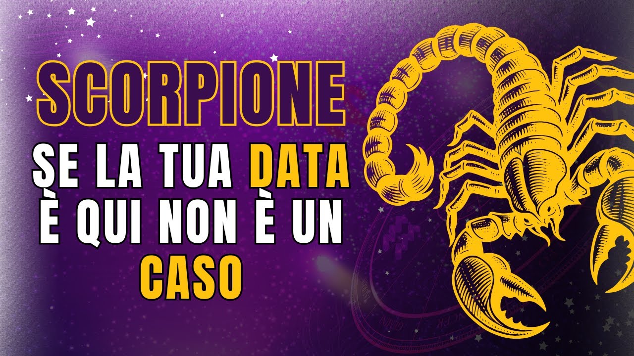 Scorpioni nati in queste DATE sono i più POTENTI e BENEDIZIONI da Dio!