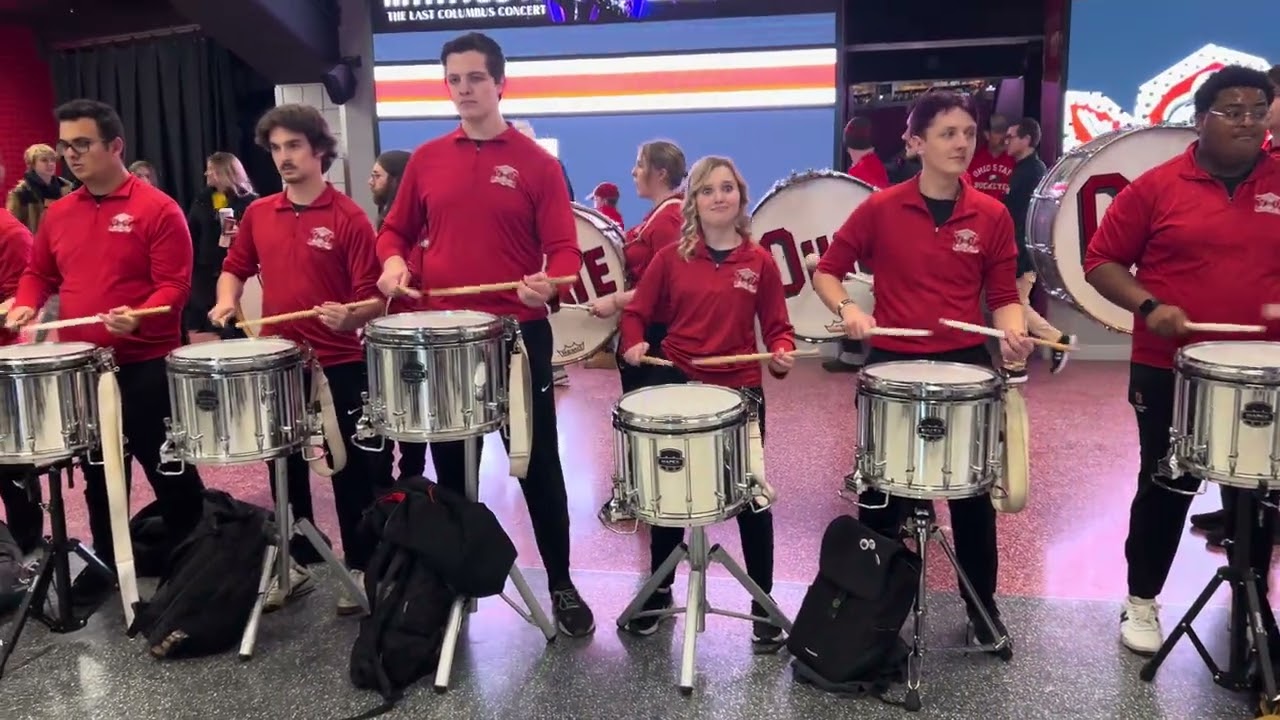 The Ohio State Athletic Band Drumline - Post Game vs. Michigan - 02/08/26
