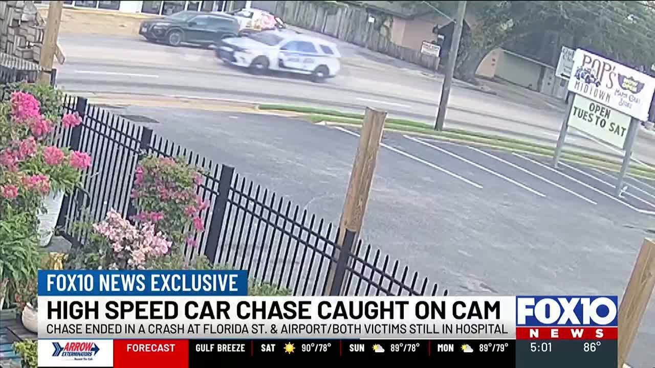 New video shows high speed chase along Airport Boulevard