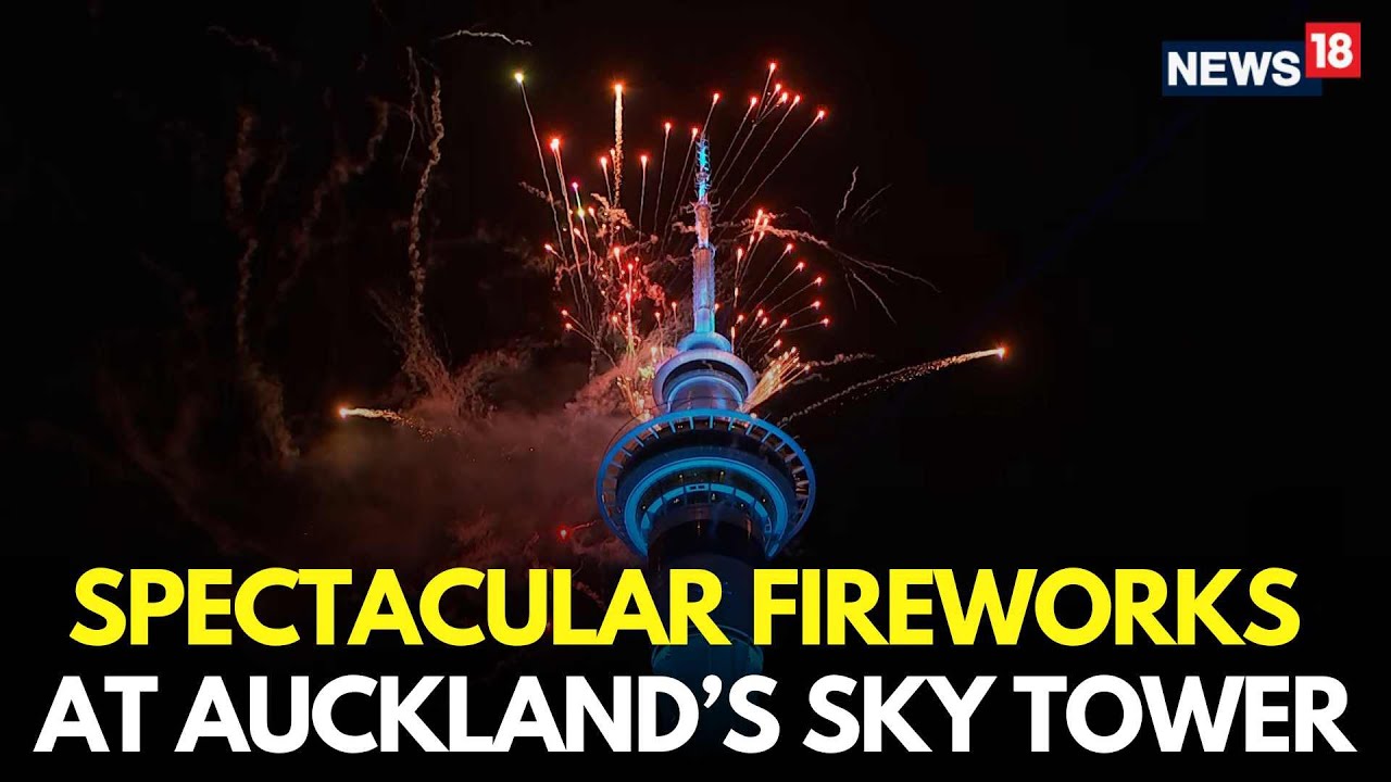 New Zealand New Year Celebration 2026 LIVE | People Gather Outside Auckland Sky Tower | N18G