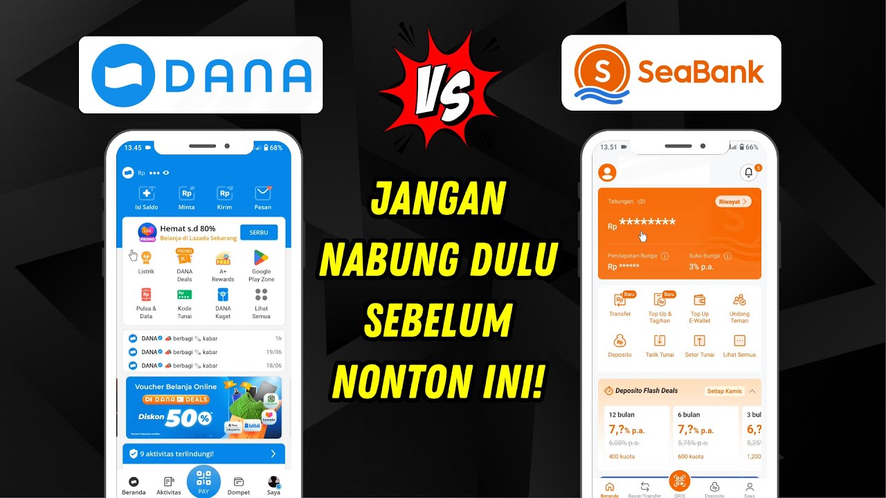 🔴 Ini Risiko Nabung di SeaBank & DANA yang Harus Kamu Tahu