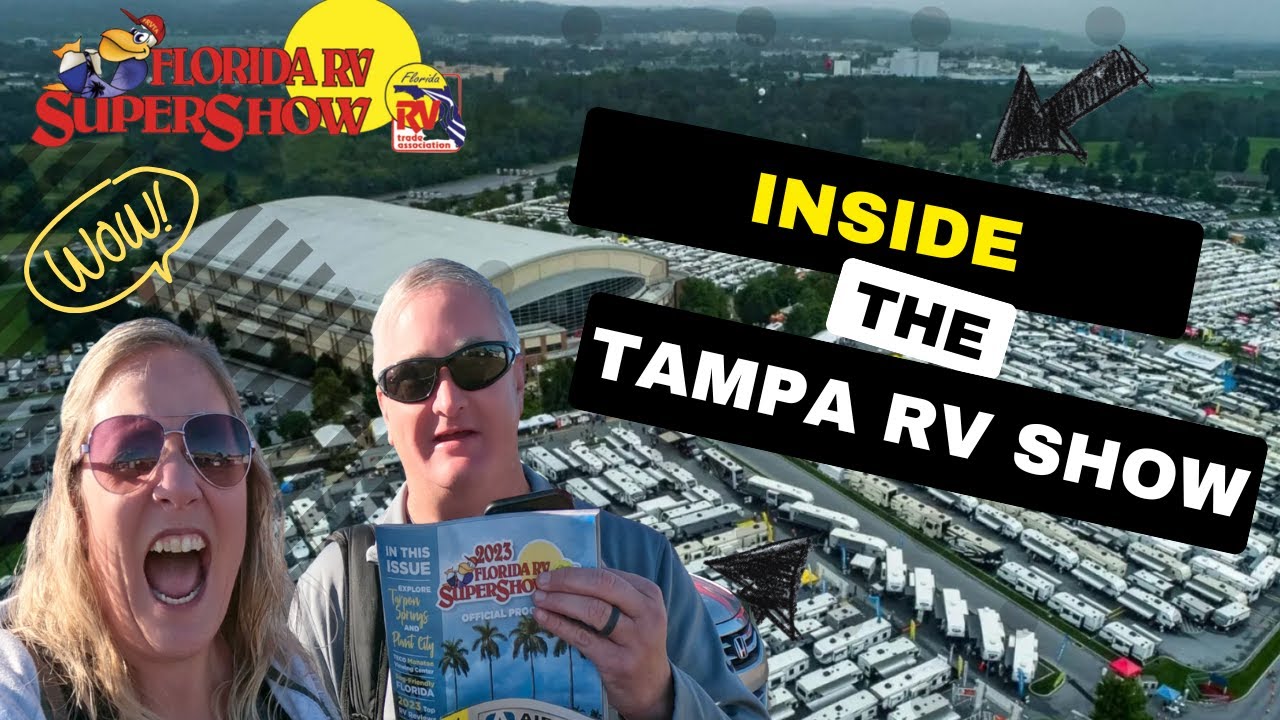 Inside Tampa RV Show- First Timers to the Florida RV Super Show- RV Life