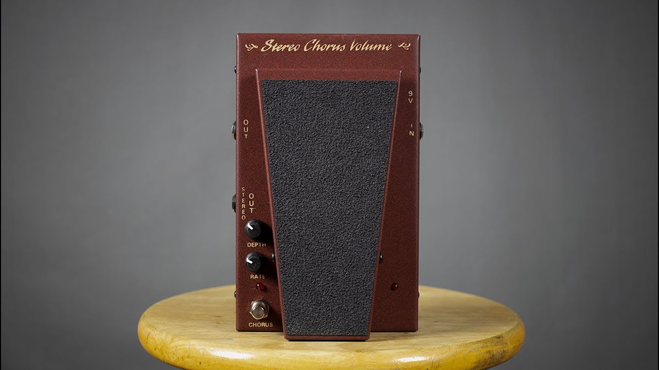 Morley Stereo Chorus Volume Pedal = Chorused Volume Swells!