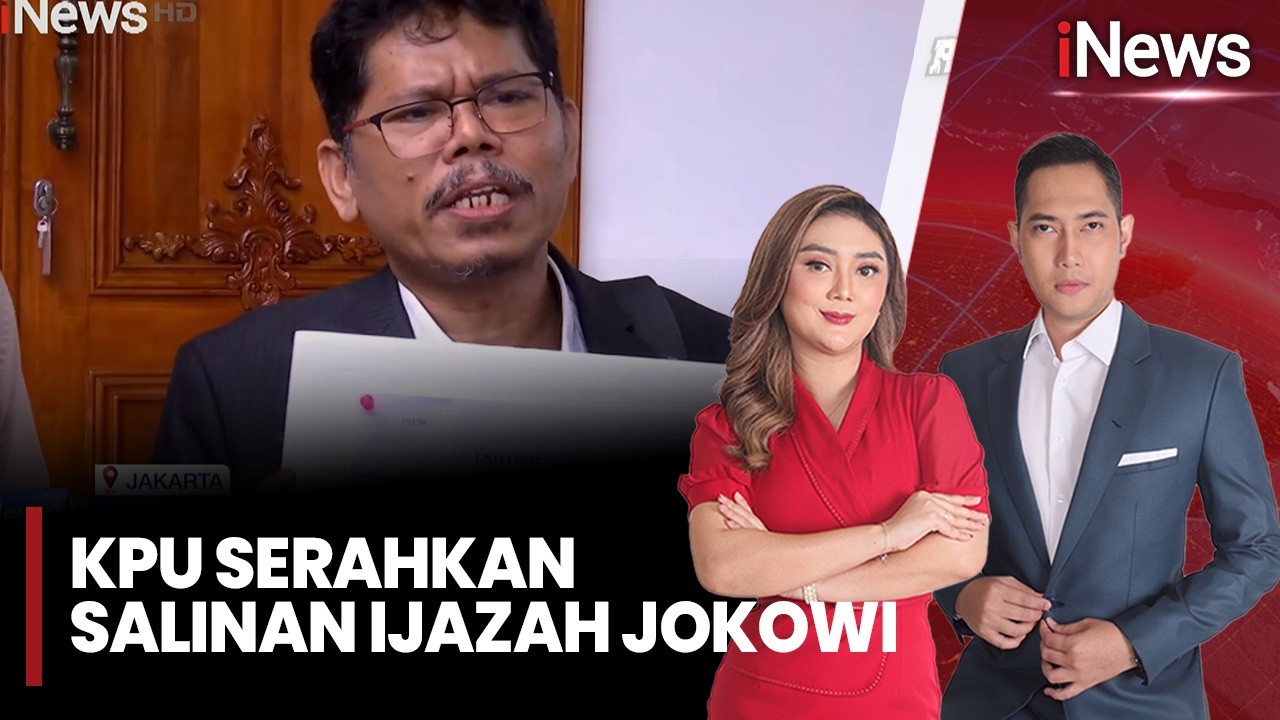 KPU Serahkan Salinan Ijazah Jokowi kepada Bonatua Silalahi Usai Menang Gugatan |iNews Sore (09/02)