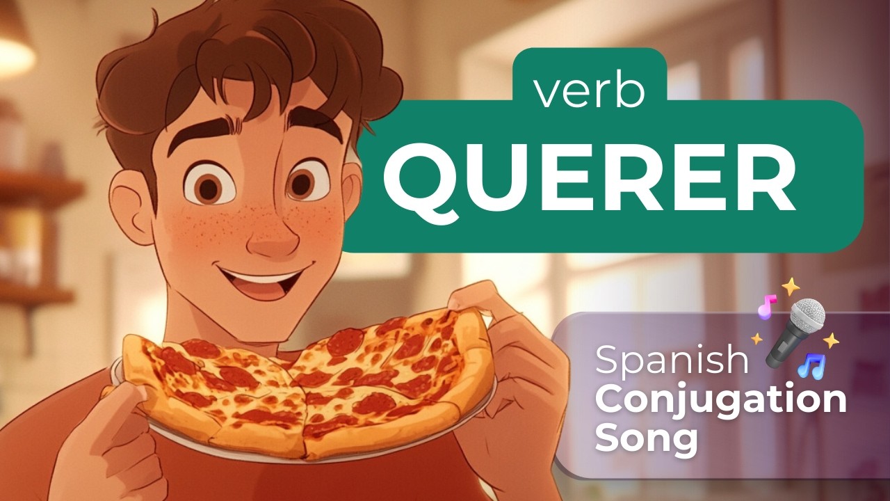 ✅ Spanish Verb QUERER Song – Practice Conjugation