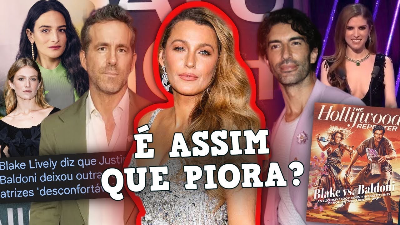 BLAKE vs BALDONI: ANNA KENDRICK E HOLLYWOOD SOLTARAM A MÃO DA SERENA?