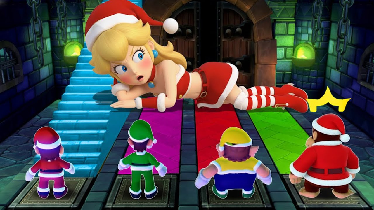 Mario Party 10 Minigames - Mario VS Luigi VS Wario VS Donkey Kong (Master Difficulty)