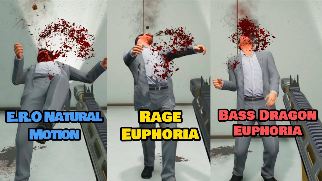 🏆 Top 3 Euphoria MODS For GTA5 (Physics Comparison)