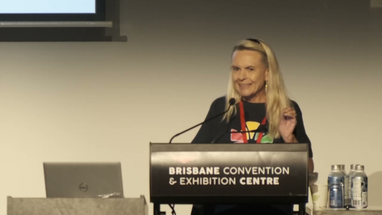 Jenny Smith Presenting part of Friendship, Connection & Importance of Freely Given Relationships