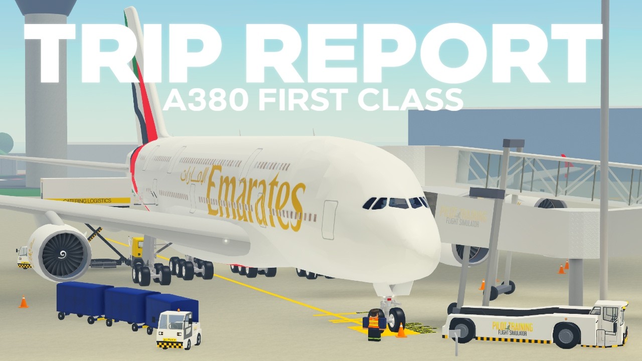 TRIPREPORT | Dubai - Tokyo Emirates First Class! REAL SOUNDS | ROBLOX