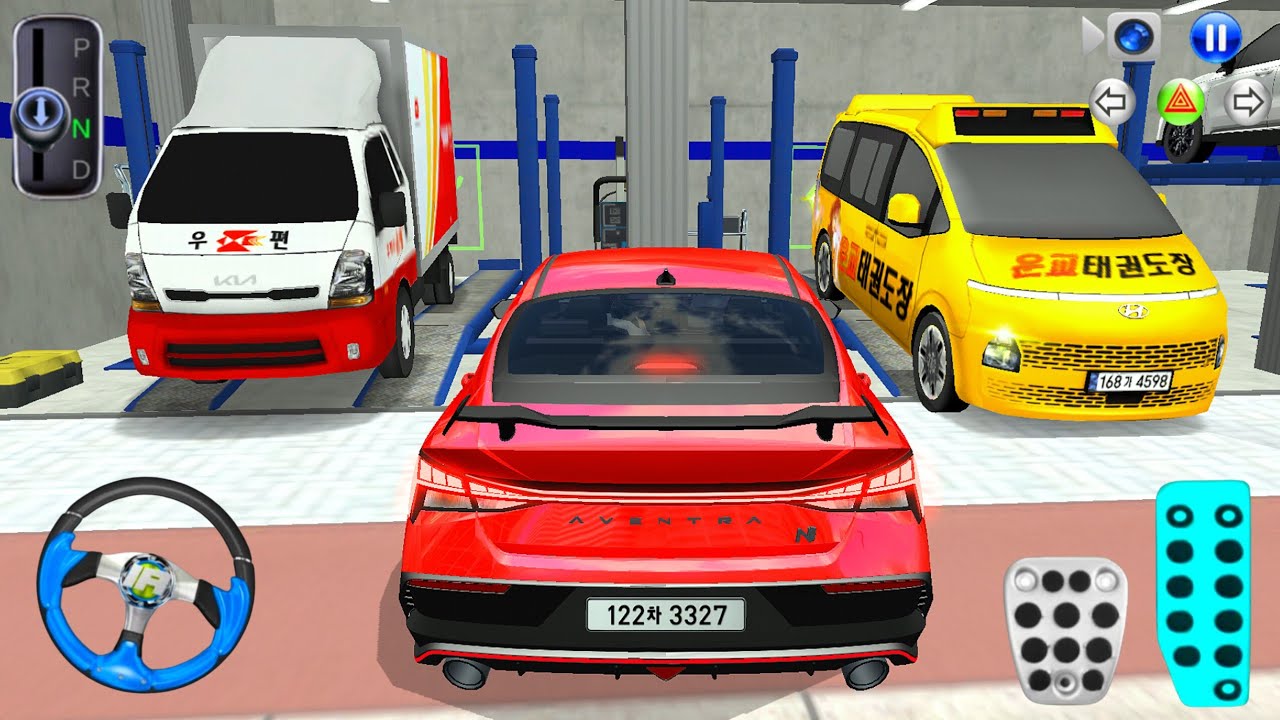 🚗💨Police Cars Transport to Repair Shop Police Station 🔧🚖 3D Driving Class 2025 -Android Gameplay 🎮💥