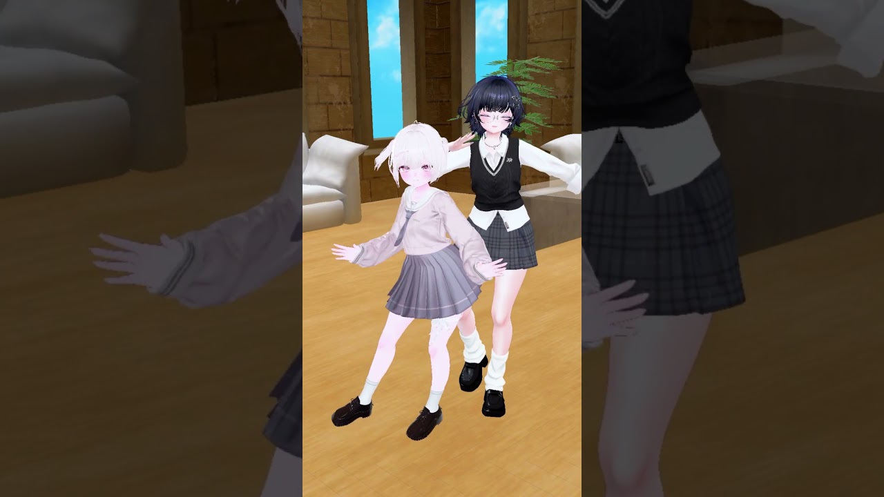 【#VRChat】トンツカタンタン踊ってみた🐱🐰【Dear♡IDOLs】 #shorts