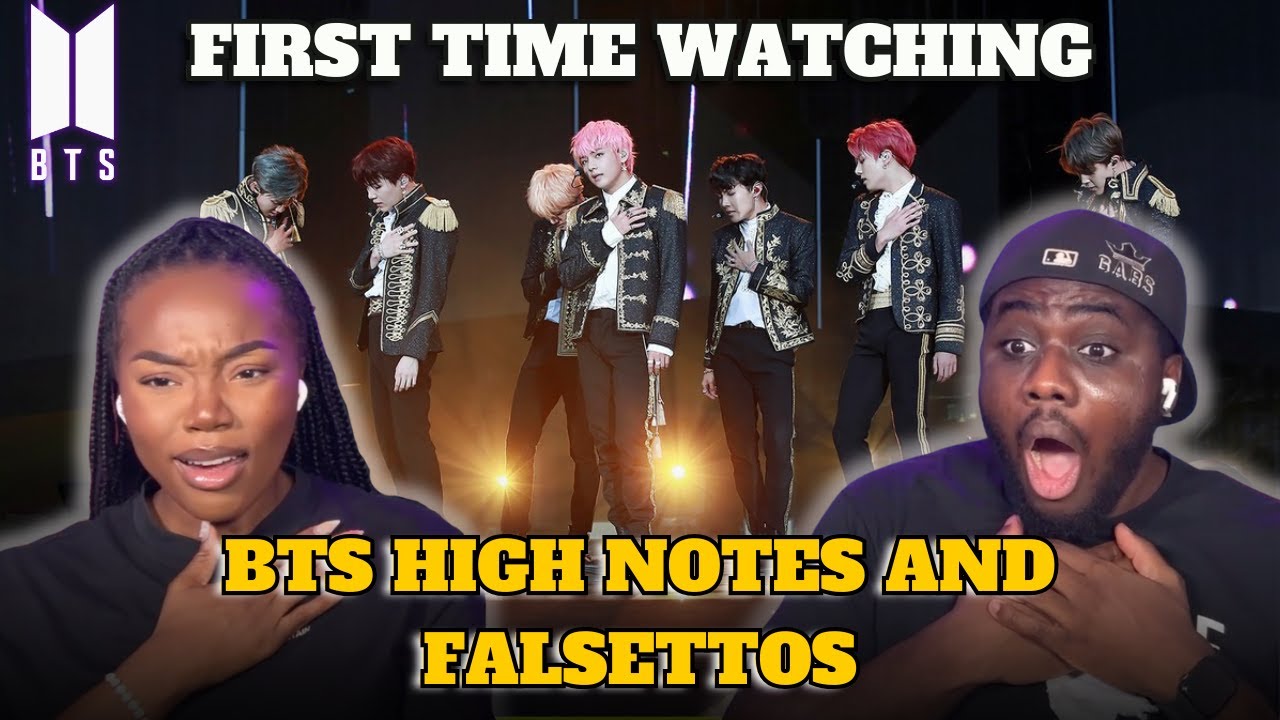 K-POP NEWBIES FIRST TIME WATCHING BTS (방탄소년단) HIGH NOTES & FALSETTOS!