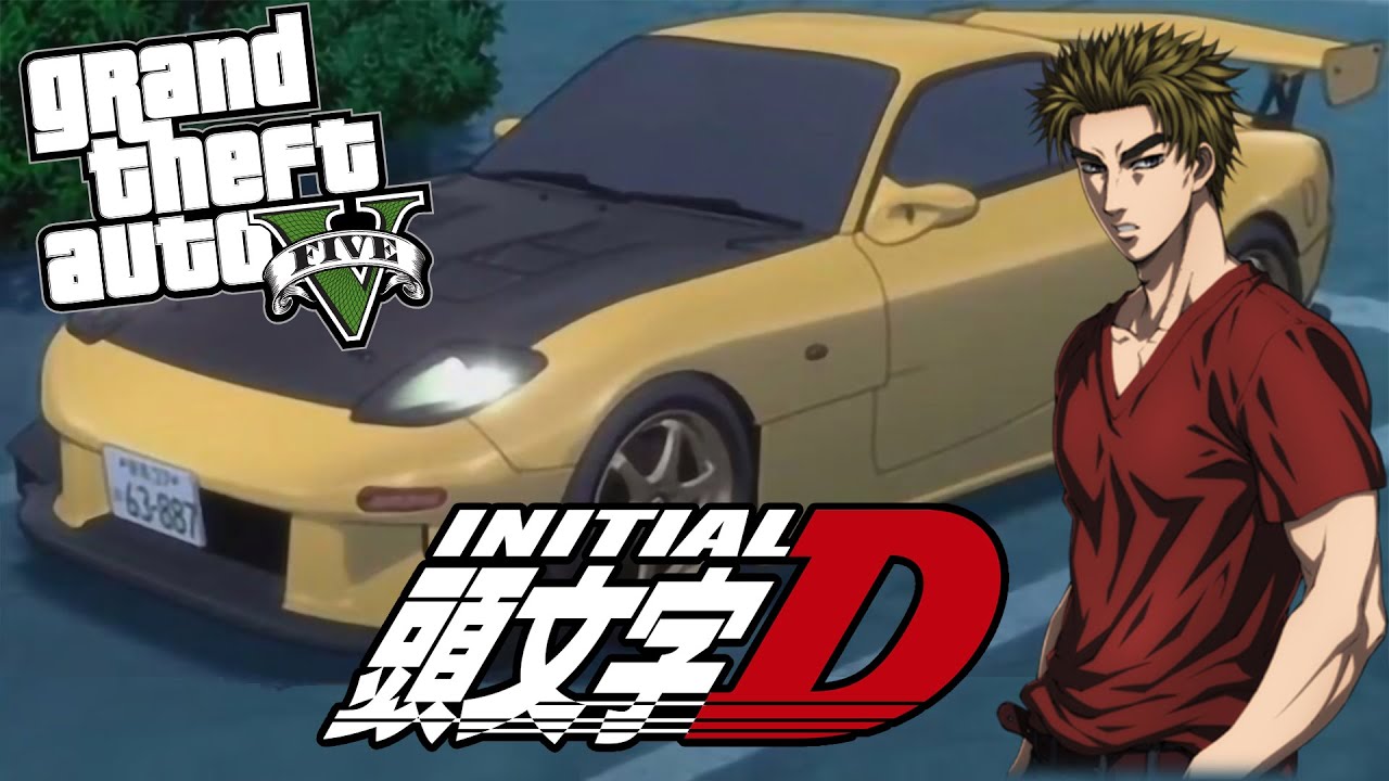 INITIAL D DANS GTA5 : AVOIR LA MAZDA RX7 FD3S TYPE R DE KEISUKE TAKAHASHI - Mrjksaw