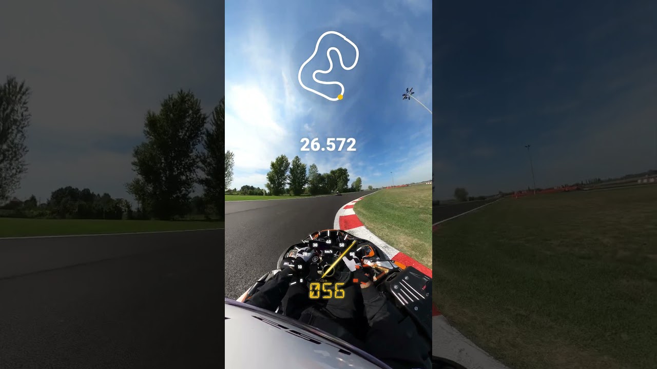 Personal record 43.043 Extrema Kart.