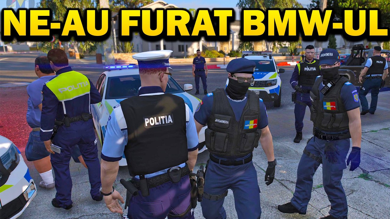 NE-AU FURAT BMW DE POLITIE CU MASINA DE TRACTARI - FIVEM - POLITIA - GTA 5