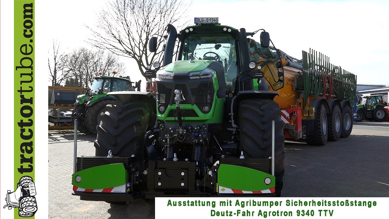Agribumper - Sicherheitsstoßstange am Deutz-Fahr Agrotron 9340 TTV montiert :)