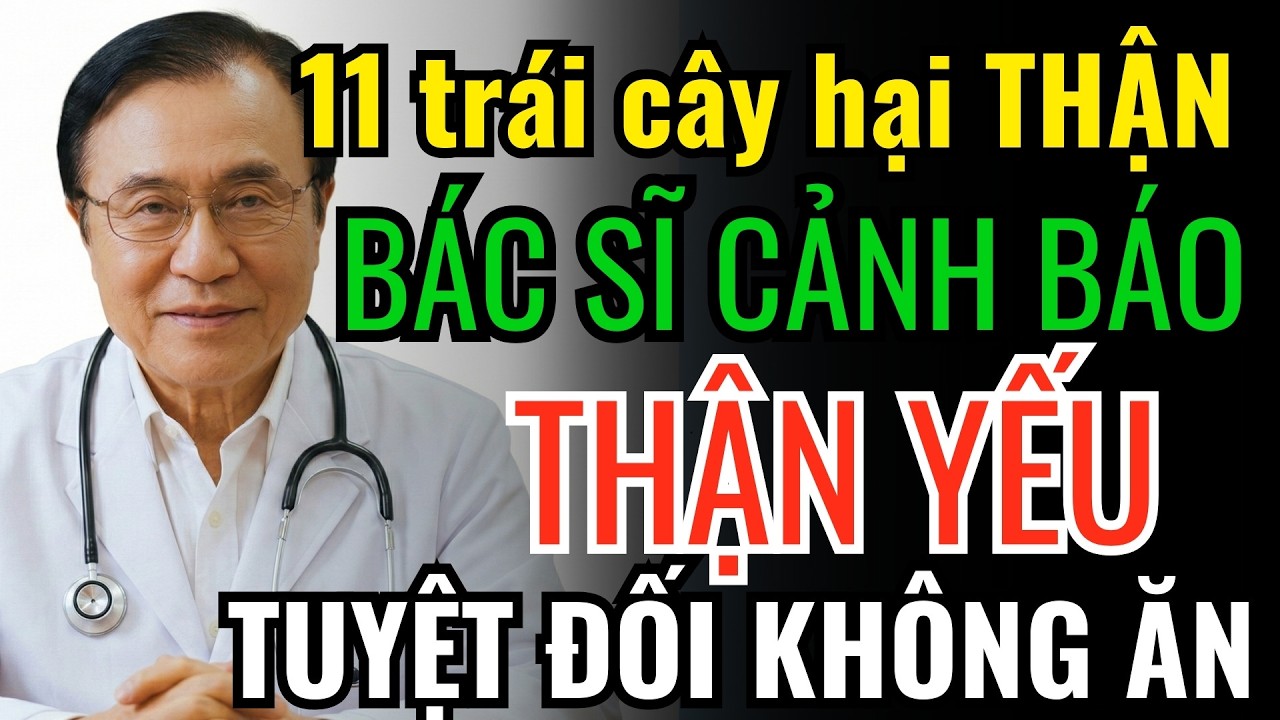 CẢNH BÁO: 11 Loại Trái Cây Người Suy Thận TUYỆT ĐỐI Tránh