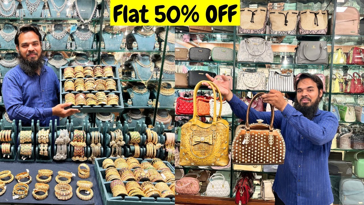 Charminar Ladbazar Flat 50% OFF Bridal Partywear Handbags Purses Matt Finish Gold Nakshi Bangles