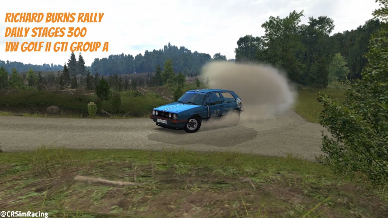 Richard Burns Rally 2023 Daily Stages 300 VW Golf II GTI Group A