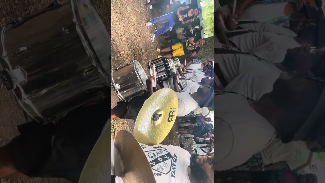 2024 Juneteenth Atlanta Parade Encore Drumline showcase with @toxiccommunitydrumline9401