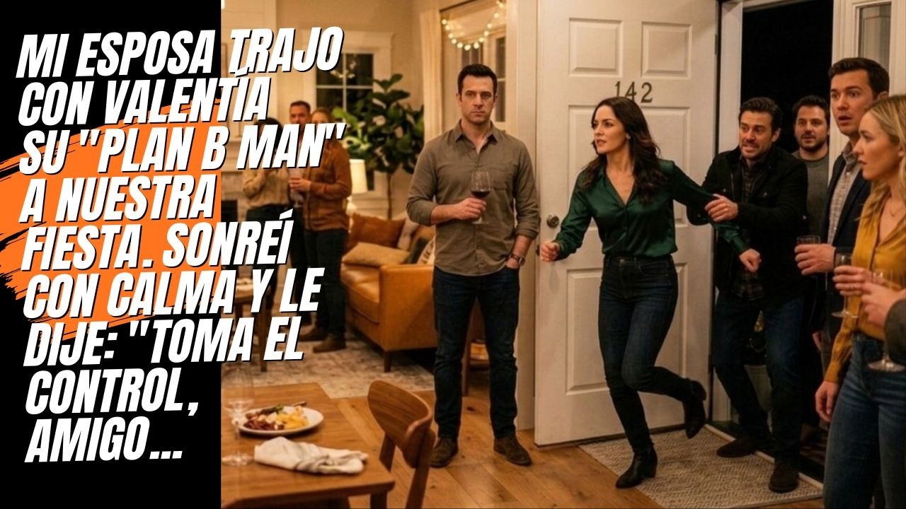 En nuestra propia fiesta, mi esposa presentó a su 