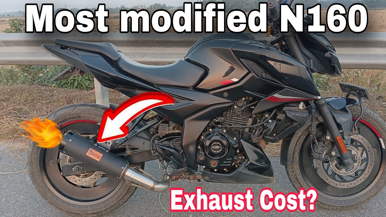 Best Exhaust for N160 bs6 || full detail video Pulsar  N160