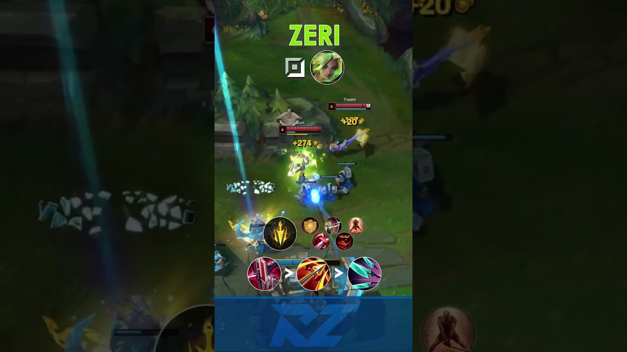 Defts New Sleeper OP Zeri Build For Season 13 #shorts #leagueoflegends