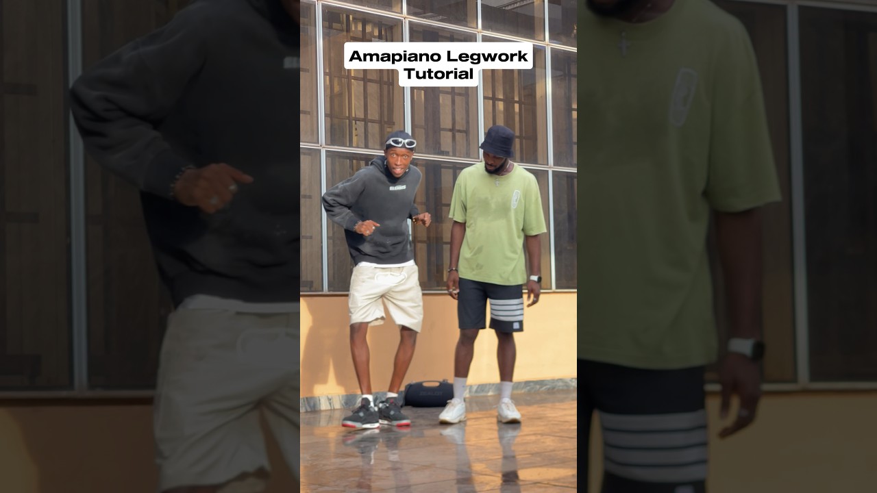 Amapiano legwork tutorial #dance #tutorial