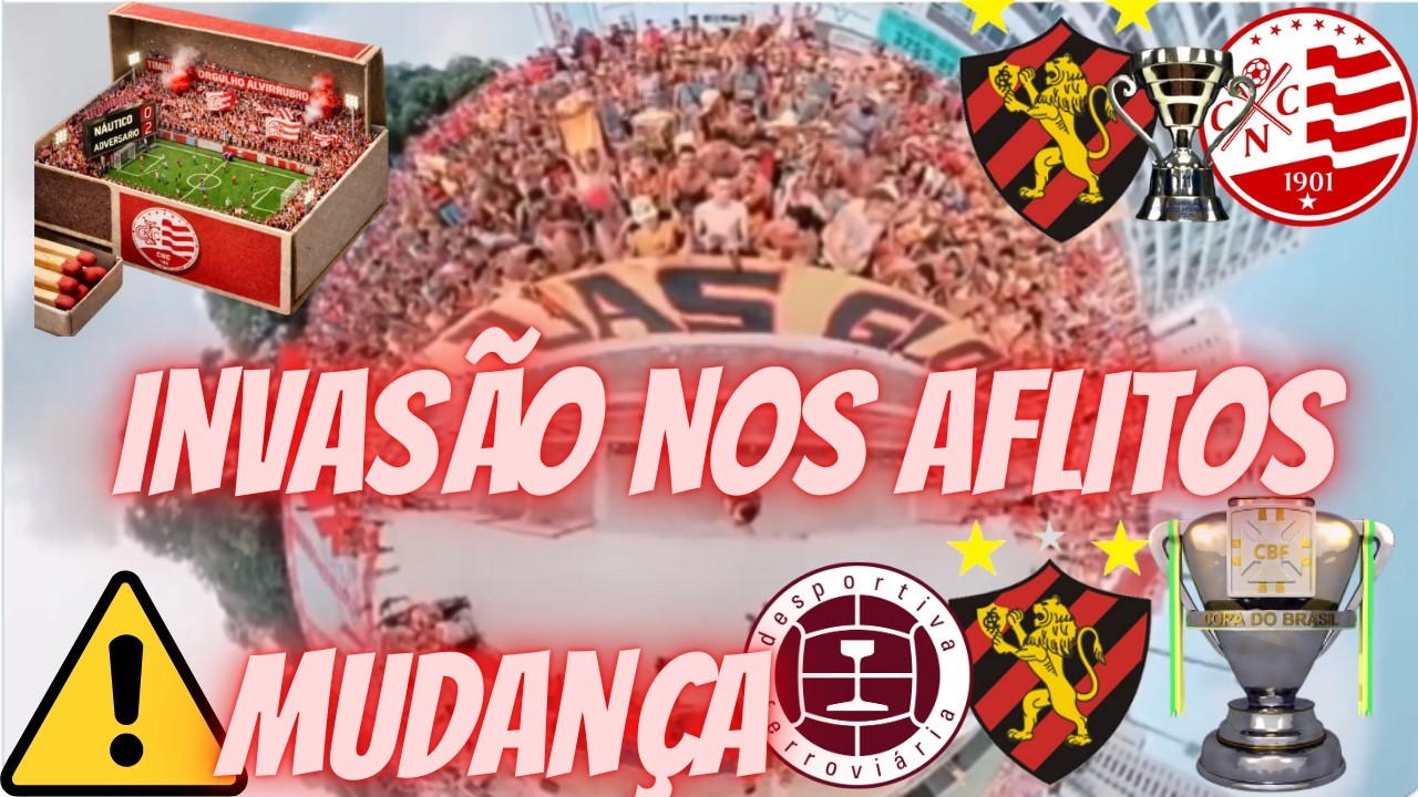 ATENÇÃO ! MUDANÇA NO JOGO DO SPORT NA COPA DO BRASIL CONTRA O DESPORTIVA ! AFLITOS SERÁ INVADIDO !