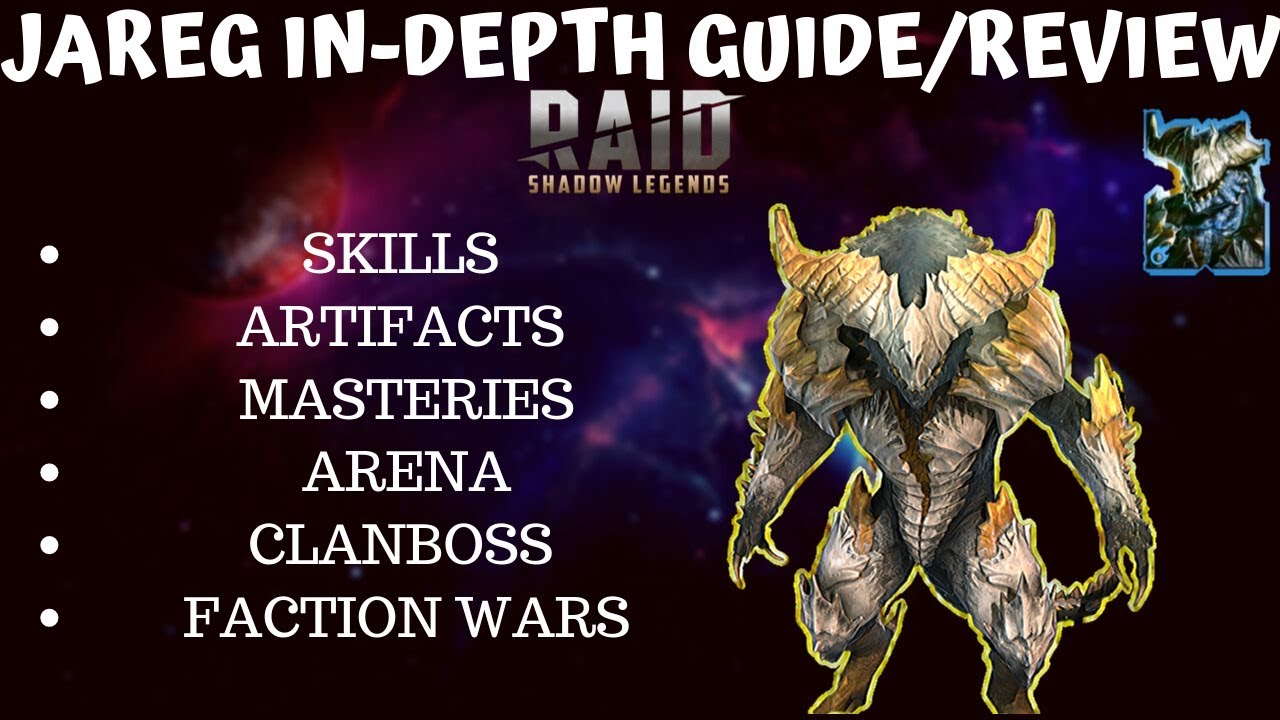 Jareg Build! In-Depth Guide\Review | Raid Shadow Legends