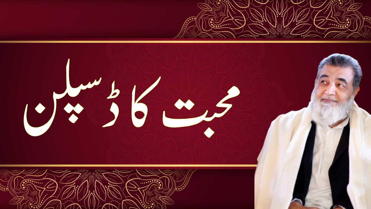 محبت کا ڈسپلن | Baba Jee Irfan ul haq