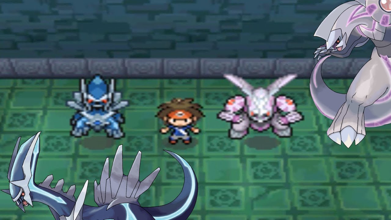 Encounter Palkia and Dialga in Pokemon Black and White 2 (HACK)