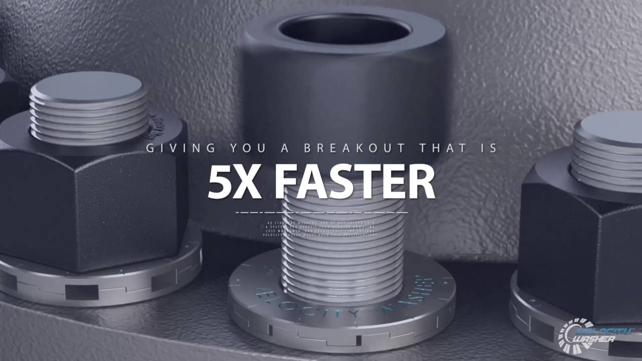 Velocity Washer | Eliminate Seized Nuts and Galling | How It Works
