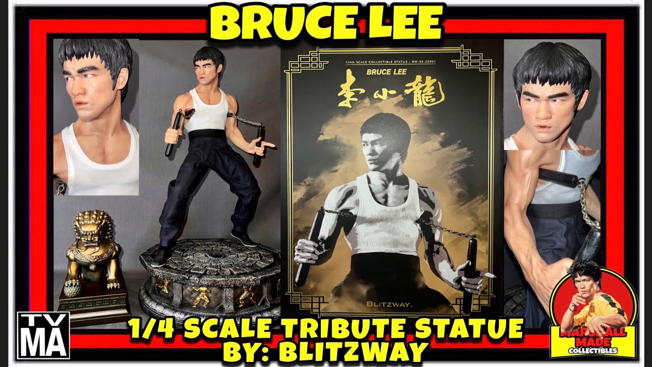 Bruce Lee Tribute 1/4 Hybrid Superb Scale Statue by Blitzway Review and Unboxing.