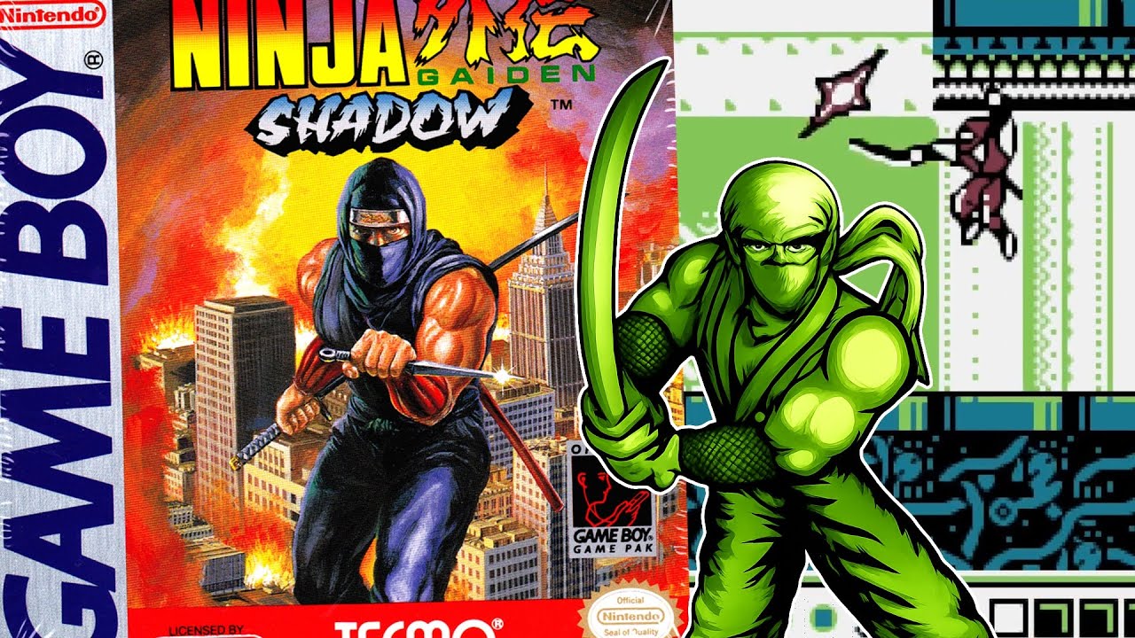 Ninja Gaiden do Gameboy - apanhando de vara verde