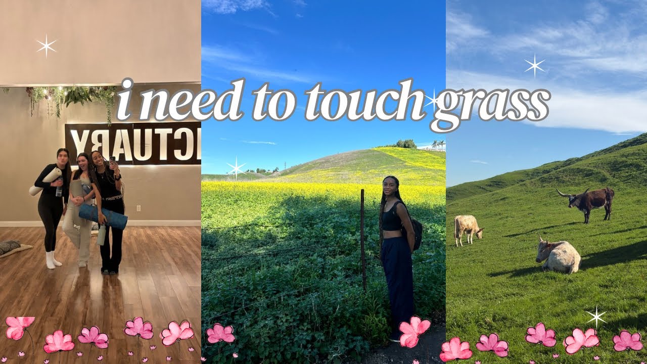 WE OUTSIDEEE !! but in a touching grass kinda way