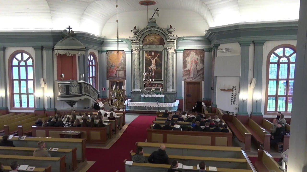 Högmässa i Larsmo kyrka söndagen den 16 november 2025