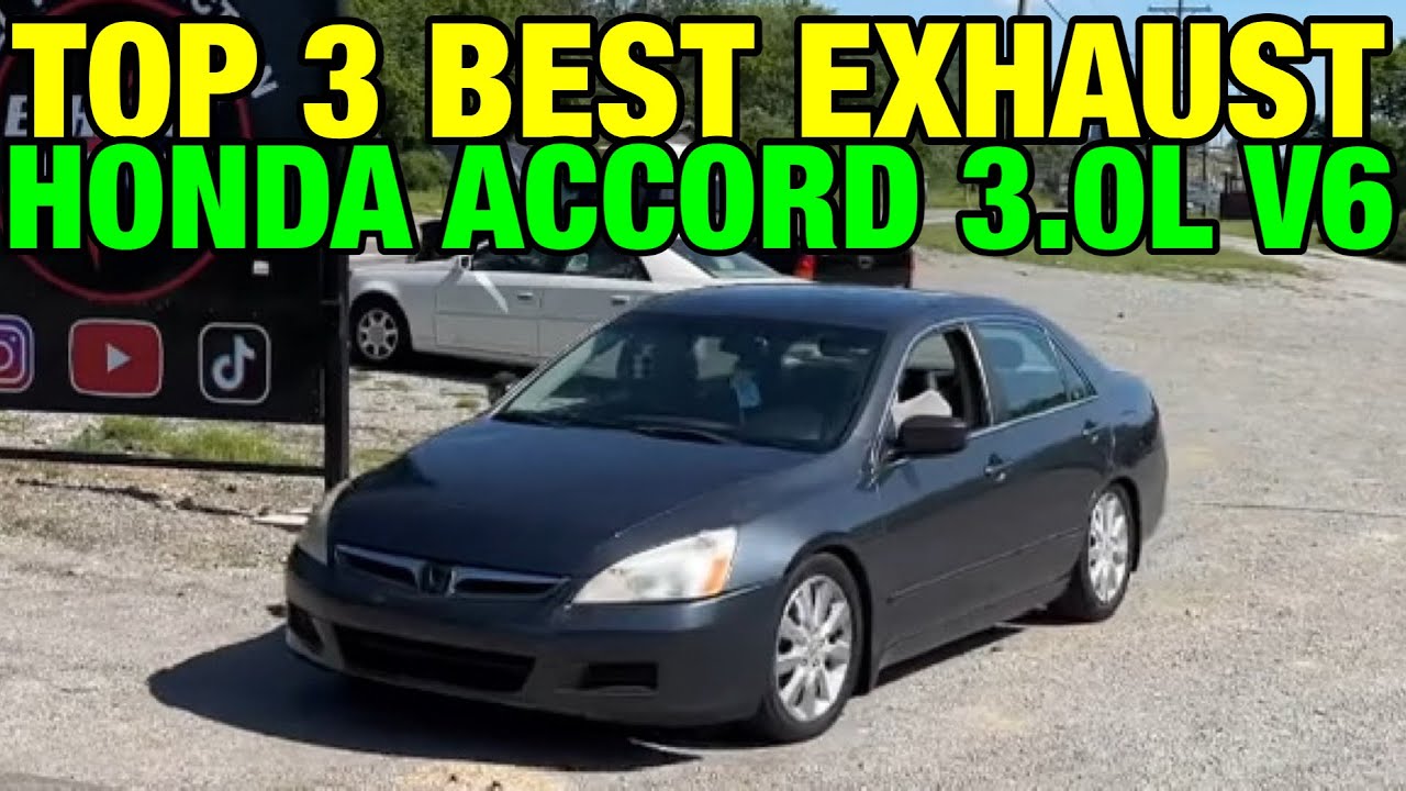 Топ-3 ЛУЧШИХ комплекта выхлопной системы для Honda Accord 3.0L V6 2002-2008 годов!