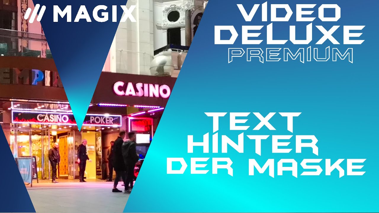 Text erscheint hinter bewegtem Objekt - MAGIX VIDEO DELUXE 2020 - Anfänger Guide Tutorial Deutsch