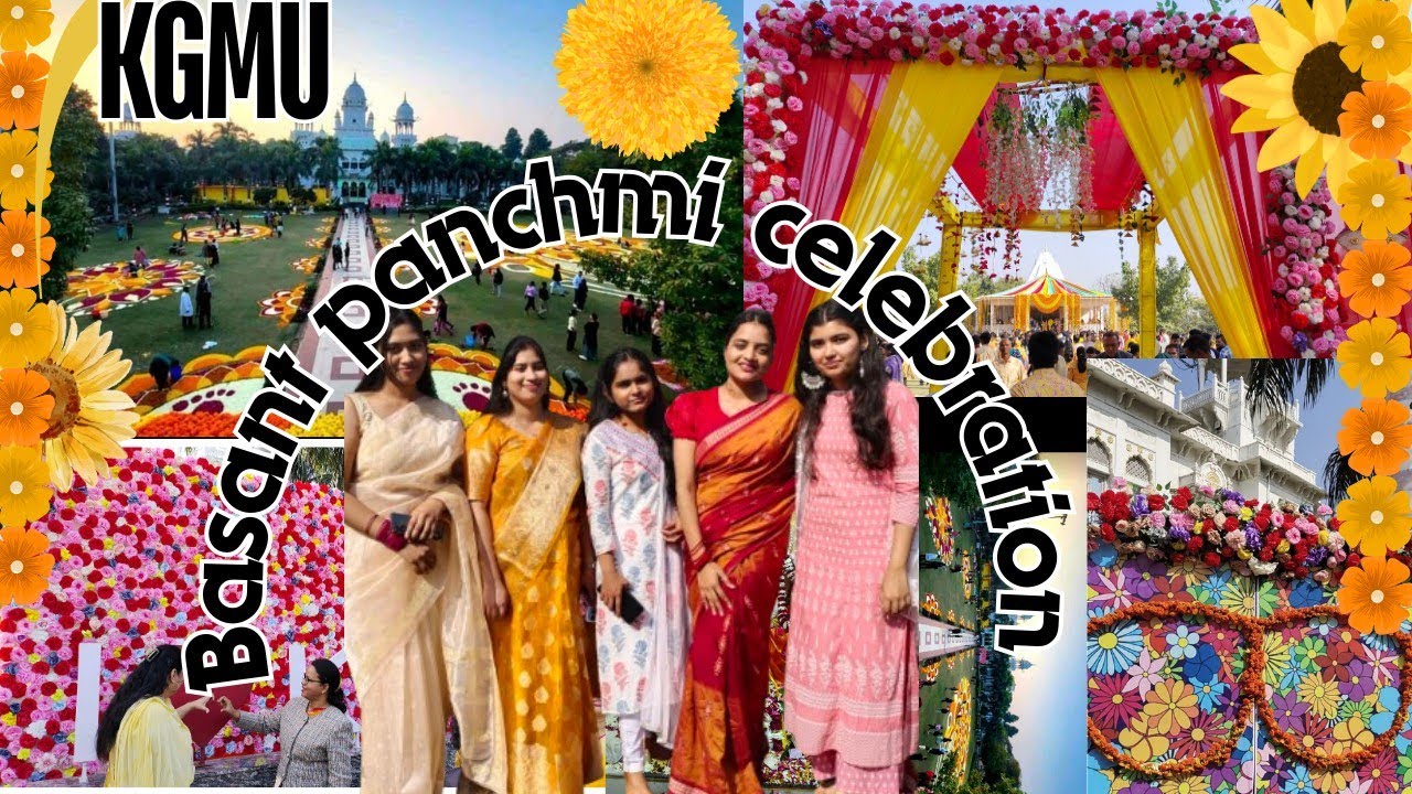Basant panchmi 2025 at KGMU: Celebrating knowledge , tradition and spring 🌼🌱